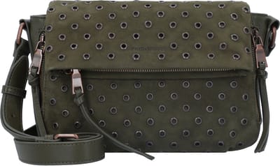 FREDsBRUDER Leren Schoudertas Hey You Rock Crossbody Bag Olive Olijfgroen