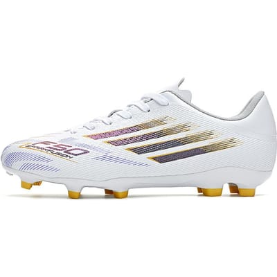 Heren Voetbalschoenen Hoge Kwaliteit Voetbalschoenen Dames TF/FG Kunstgras Buiten Noppen Society Originele Voetbalschoenen Duurzame Sneakers 35 white