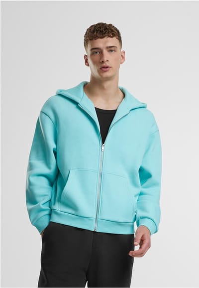 Urban Classics - Fluffy Vest met capuchon - XS - Blauw