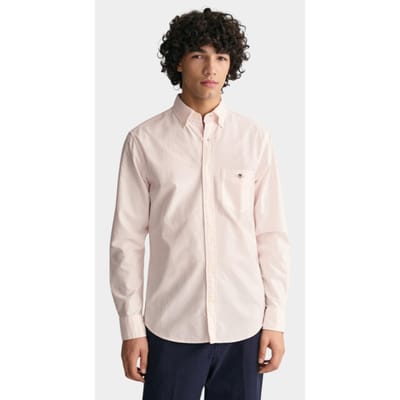 Gant Casual hemd lange mouw Roze Regular Fit Oxford 3000230/662