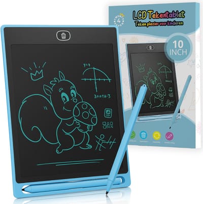 Twenty4seven® Tekentablet Kinderen 10 Inch Blauw - LCD Tekenbord & Schrijfbord - Tekenpad Kids - Teken Tablet met Scherm
