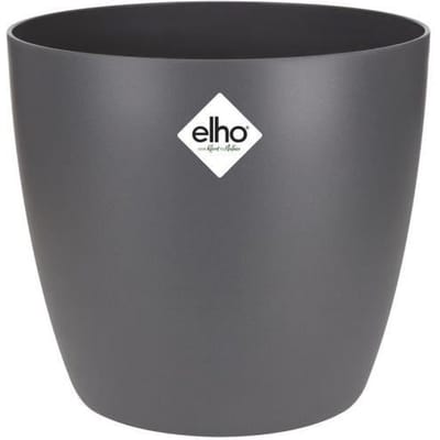 ELHO Pot de fleurs Brussels Rond - Ø 30 x H27,1 cm - Anthracite