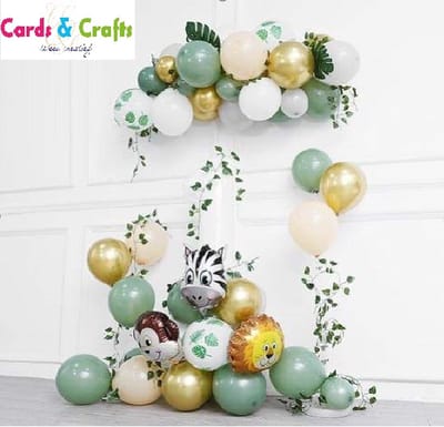 Ballonnenboog - Ballonnen set - Dieren - Pastel - 56 delig met dierenvormen