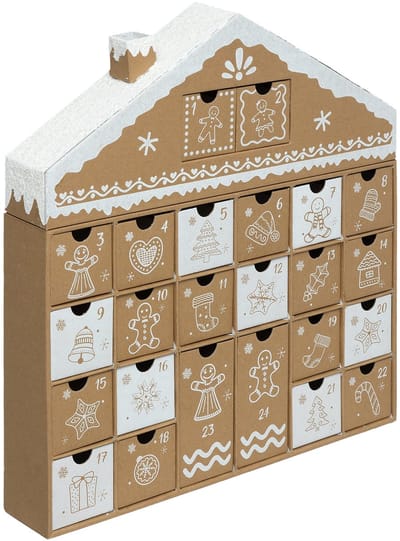 Fééric Lights and Christmas Adventskalender Peperkoekenhuis - 39x6x41cm - Bruin