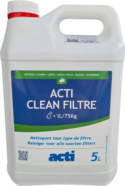 Acti Zwembad Filter Reiniger-Ontkalker 5L - Zwembad reiniger - Zwembad reinigingsmiddel