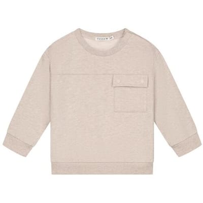 Prénatal peuter sweater Dark Brown Melange 74 heren