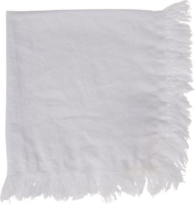 Cote Table Nalia katoen witte servet (2 stuks) 35x35cm - witte servetten