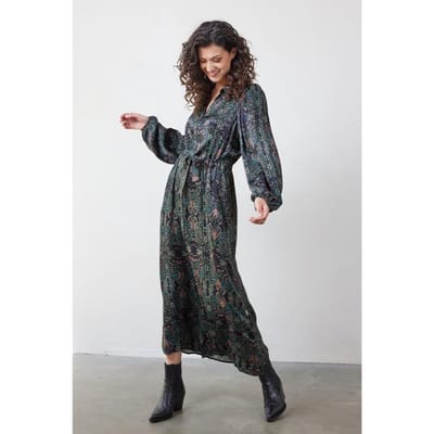 Dress Alinea Black Puntos print