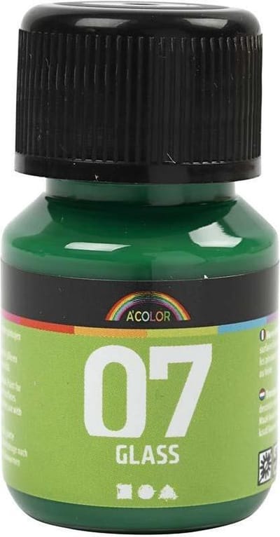 Creativ Company Permanent Glass Paint - Brilliant Green 30ml