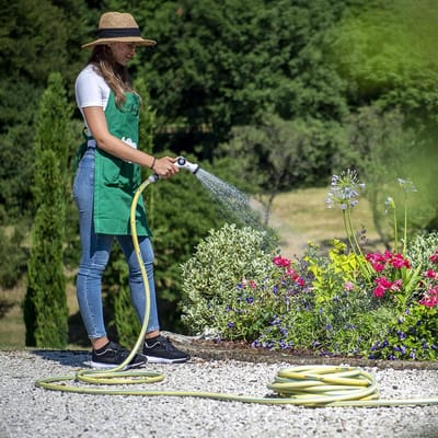 Tuinberegeningsslang - Waterleidingslang - Intensief Tuinieren - NTS Technologie - 20 Meter - Geel
