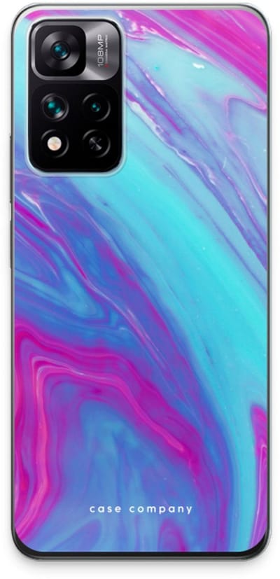 Case Company® - Hoesje geschikt voor Xiaomi 11i hoesje - Zweverige regenboog - Soft Cover Telefoonhoesje - Bescherming aan alle Kanten en Schermrand