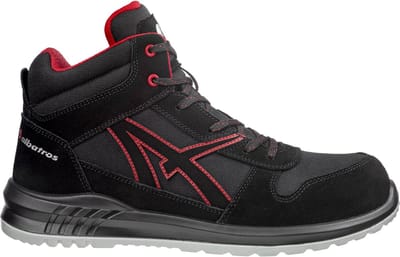 Albatros Clifton Mid S3 638700 - Zwart/Rood - 43