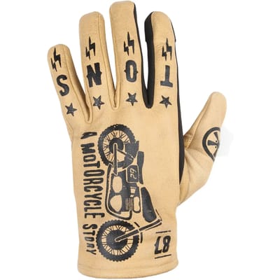 Zomer lederen motorhandschoenen Helstons kustom