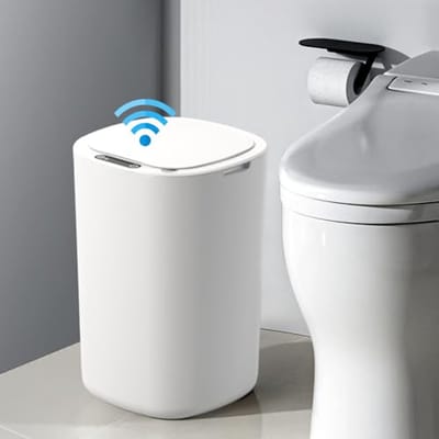 Automatische Vuilnisemmer met Sensor - 12 L voor Keuken, Badkamer en Kantoor - Waterdichte en Intelligente Afvalbak