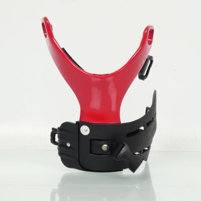 Beschermingsframe Asterisk Maat L onder links rood voor motor cross enduro TT