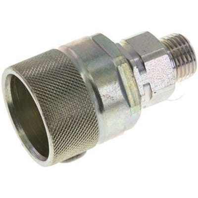 Stalen DN 10 Hydraulische Koppeling Insteeknippel 10 mm L Knelring ISO 14541/8434-1 D M28 x 2