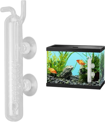 Aquarium CO2 Teller - Bubble Counter - CO2 Meten - Hoge Transparantie - 14x2cm - Transparant