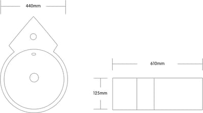 Kleine Waskom Hoekwastafel Keramiek Hoogglans Wit met Lotus Effect