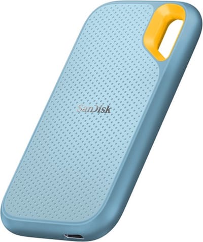 SANDISK Extreme Portable v2 SSD - 2TB - Blauw - External hard drive SSD - USB 3.2 Gen 2