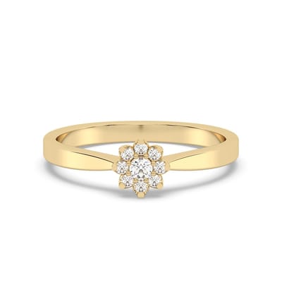 Diam Addict Ring 585 Gelbgold mit im Labor gezüchteten Diamanten