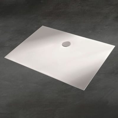 Kronenbach Cube mineral cast shower tray 140 x 90 cm with antislip KBMD1490AS
