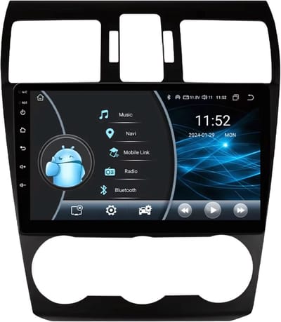 Autoradio met bluetooth - Carplay - Voor Subaru Forester Mk4, Impreza, XV, Crosstrek (2012-2015) - Geschikt voor Apple en Android - Stereo - Navigatie - Navigatiesysteem auto - 2GB 32GB