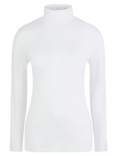 Colshirt Van Peter Hahn wit