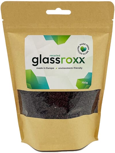 GlassRoxx Small Mahoniebruin zakje 750gr