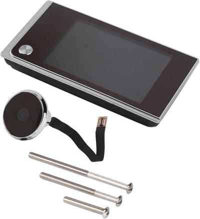 Digitale Deurkijker - Huisbeveiliging - Bezoekers Bekijken - Groothoeklens - 35-inch LCD - Zwart