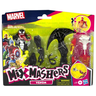 Hasbro Spiderman Venom figuur deluxe Mixmashers speelgoed.
