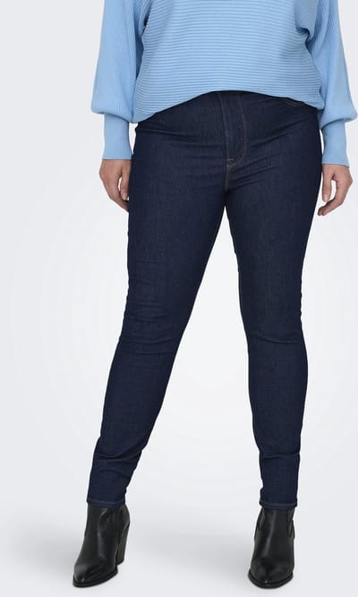 ONLY Carmakoma Skinny fit jeans CARMILA-IRIS High waist Skinny fit Enkel lengte Jeans