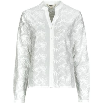 Blouse Only ONLCARMEN FR L/S 3D EMB SHIRT
