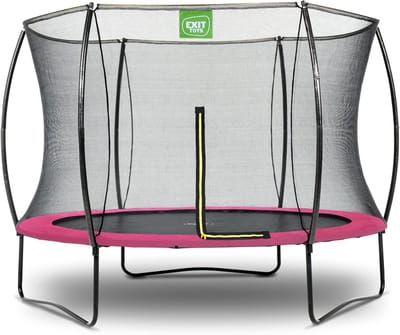 Ronde Trampoline Ø244cm met Veiligheidsnet - Compact en Veilig Tuinteckel voor Kinderen