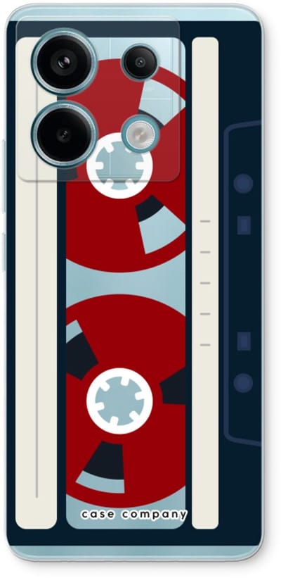 Case Company® - Hoesje geschikt voor Xiaomi Poco X6 hoesje - Here's your tape - Soft Cover Telefoonhoesje - Bescherming aan alle Kanten en Schermrand