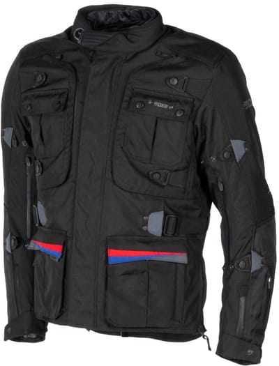 MOTOBLOUZ Motorvest EMISFER Mannen|4-seizoenen|Zwart XXXL CE-gekeurd