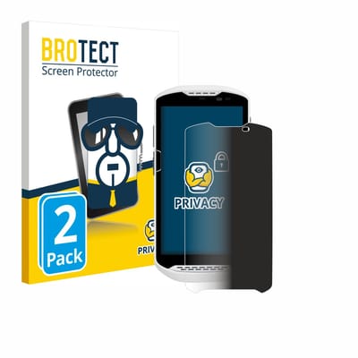 BROTECT - privacy screenprotector voor Zebra TC57ax - Folie Beschermfolie Blauwlichtfilter 2 Stuks