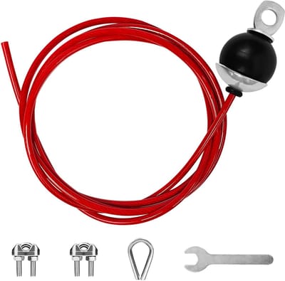 Dailygoods- Fitness Kabel - Verstelbare 3 Meter - Duurzaam - Multifunctioneel - Geschikt voor Thuis/Gym - Maximaal 125 kg Belastbaar - Trainingskabel
