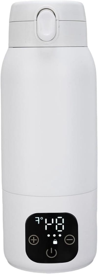 Reis Waterkoker - Draagbare Ketel - Warme Dranken Maken - Instelbare Temperatuur - 500 Ml Capaciteit - Zwart