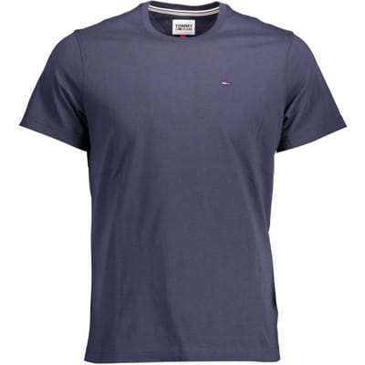 Tommy Hilfiger Blauwe Biologische Katoenen Heren T-Shirt