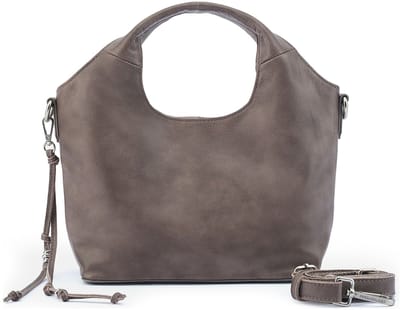 FREDsBRUDER Leren handtas schoudertas Stay With Me Handbag Muddy Khaki Brown bruine