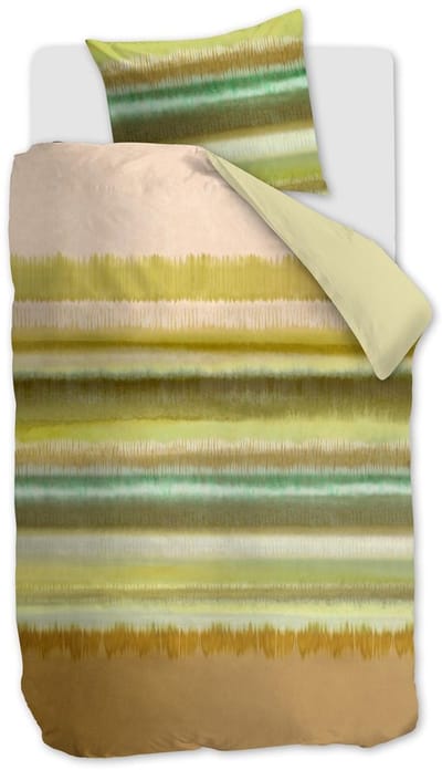 Beddinghouse Hila dekbedovertrek - Eenpersoons - 140x200/220 cm - Groen