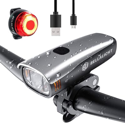 Fietslamp – fiets verlichting – duurzaam – waterbesteding - Bicycle light - waterproo