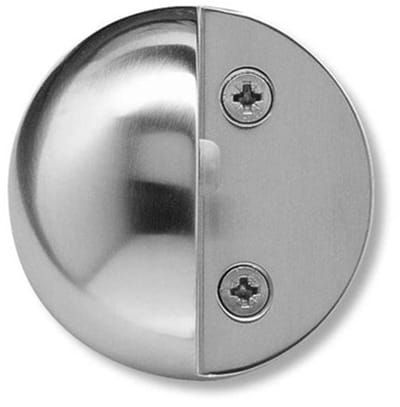 Deurbuffer Randi 160700 Rond 80 Hoog 30 Rvs Vloermod
