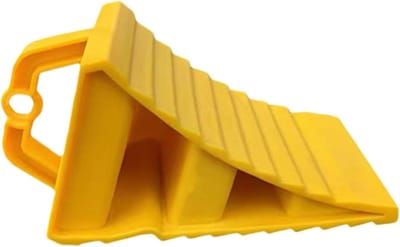 Autowielstopper - Wielblok - Voertuig Stabiliseren - Antislip Ontwerp - 18 x 10 x 10 cm - Zwart