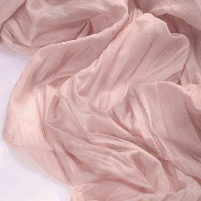 Daity 1 roze tafelloper van gaas - paas- - lente- - bohemian- en landelijke stijl - stoffig roze - boerderijstijl - 305 cm - geschikt voor bruiloften - feesten - babyborrels - verjaardagen - huisdecoratie en kerstversiering (roze).
