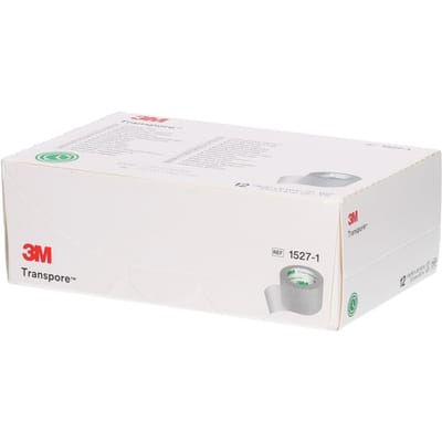 3M Transpore Surgical Tape 2,5cm x 9,15m 1527-1 12 Pleister