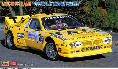 Hasegawa Modelbouwpakket Auto - 20806 Lancia 037 Rally - 1985 Rally Limone Winner - Italiaanse Rallyauto Plastic - 1:24 - Modelbouw