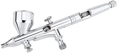 Dailygoods- Airbrush Kit - Dual Action - 0,2 mm/0,3 mm/0,5 mm Naalden - Voor Taartdecoratie/Modelbouw - Multifunctioneel - Eenvoudig Schoonmaken - Luchtpenseel