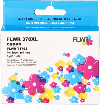 FLWR - Inktcartridge / 378XL / Cyaan - Geschikt voor Epson