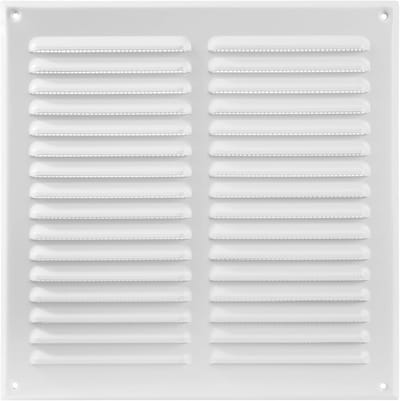 Vierkant Ventilatie Rooste Wit Metaal 25,4 cm x 25,4 cm Binnen Buiten